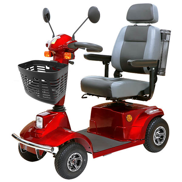 建迪-大型四輪代步車 - HS-580 - 紅色- 雙人座椅